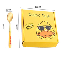 SET 6 THÌA VÀNG HAPPY DUCK LÀM QUÀ TẶNG KHÁCH HÀNG